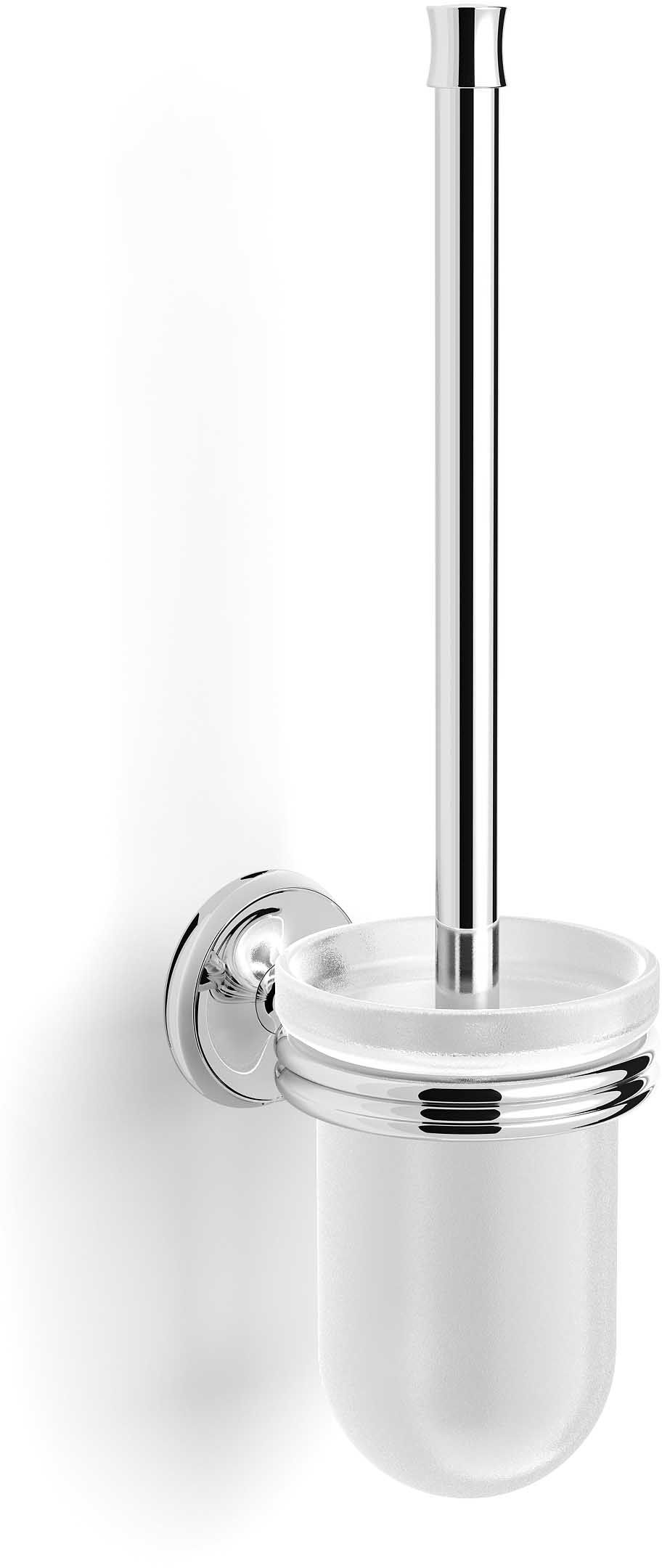 Stella Monaco szczotka toaletowa wisząca chrom/szkło mat 09.430