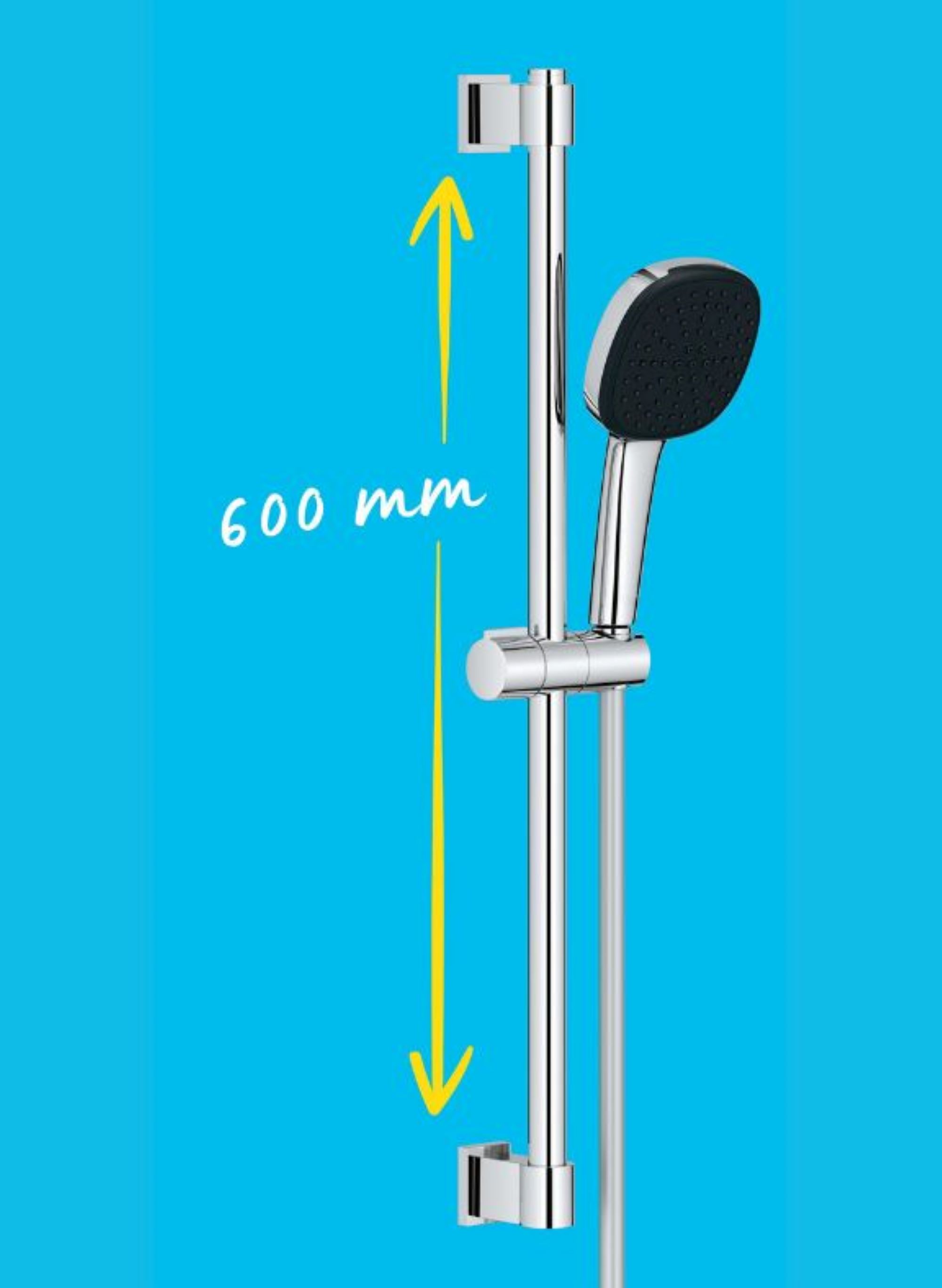 Grohe Vitalio Comfort zestaw prysznicowy ścienny chrom 26928001 - Wysyłka w 24h