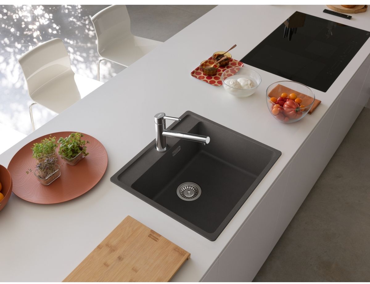 Franke Maris zlewozmywak granitowy 56x51 cm szary 114.0716.339