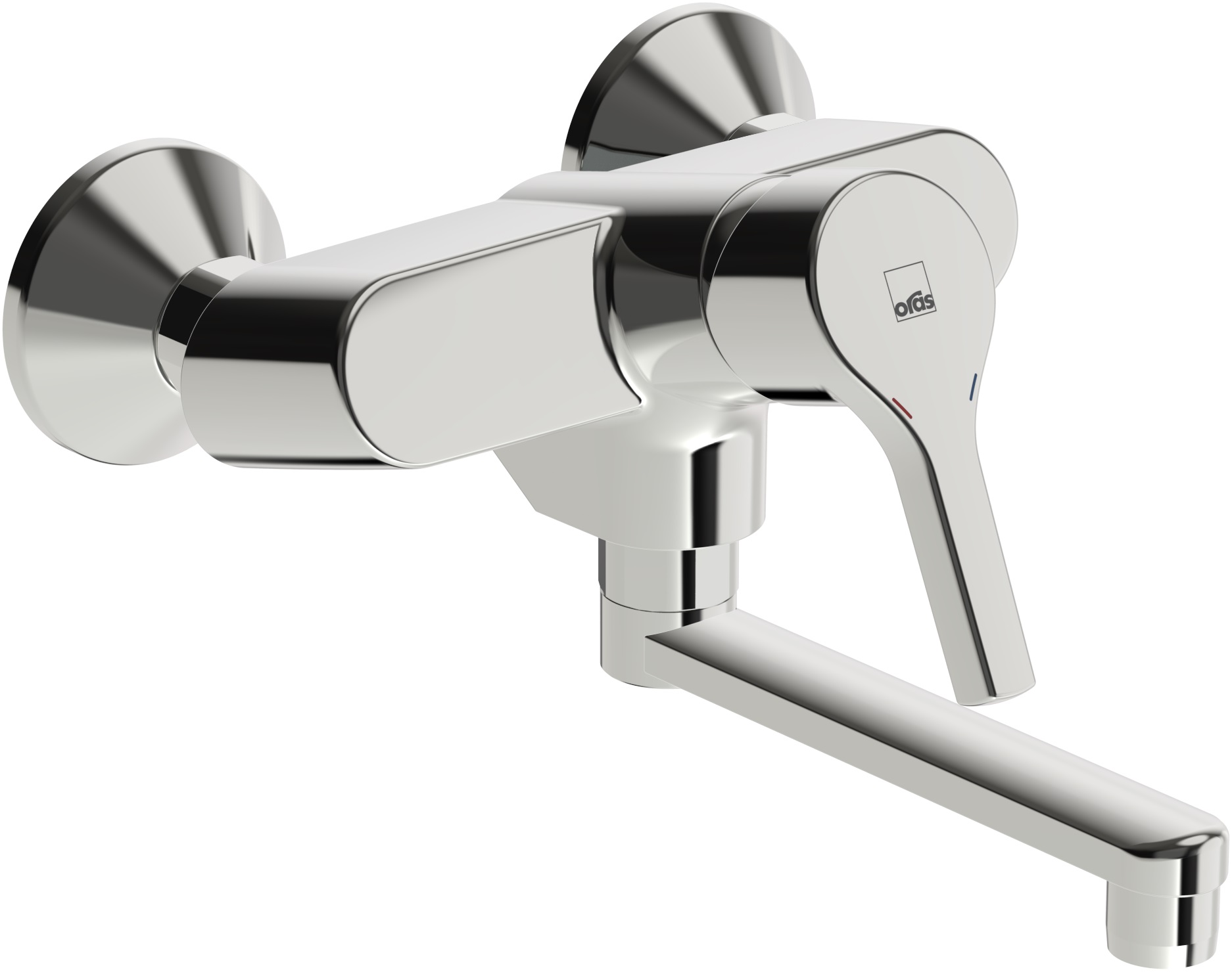 Oras Saga Style bateria umywalkowa ścienna chrom 3915HY