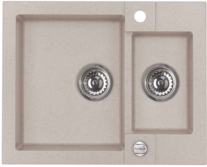Alveus Rock'n'Roll Rock 80 zlewozmywak 60x50 cm 1.5-komorowy piasek 1218022