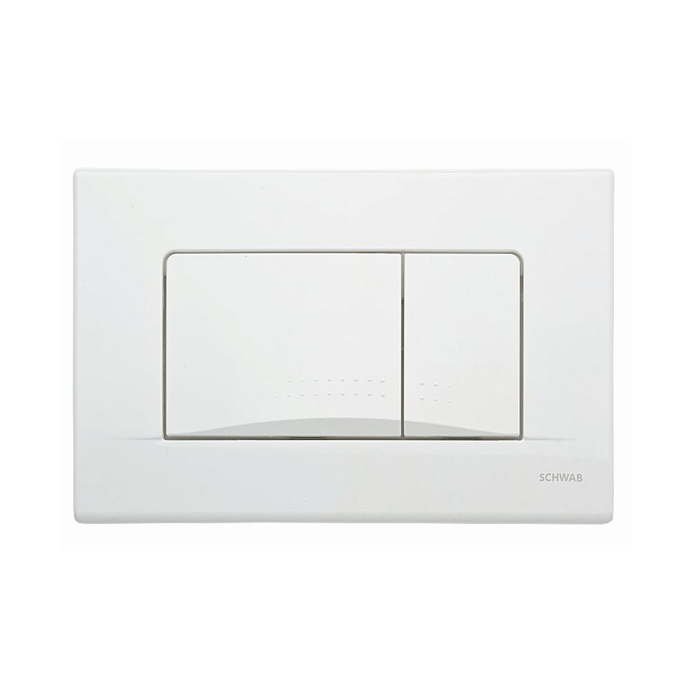 Schwab Dots Duo przycisk spłukujący do WC tworzywo biały 257426 - Wysyłka w 24h