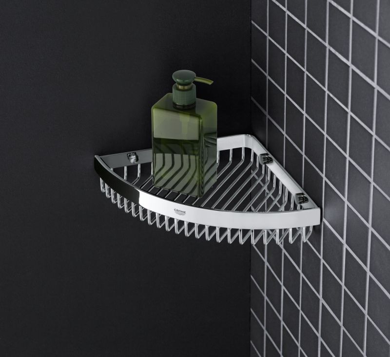 Grohe Selection Cube półeczka narożna metalowa chrom 40809000