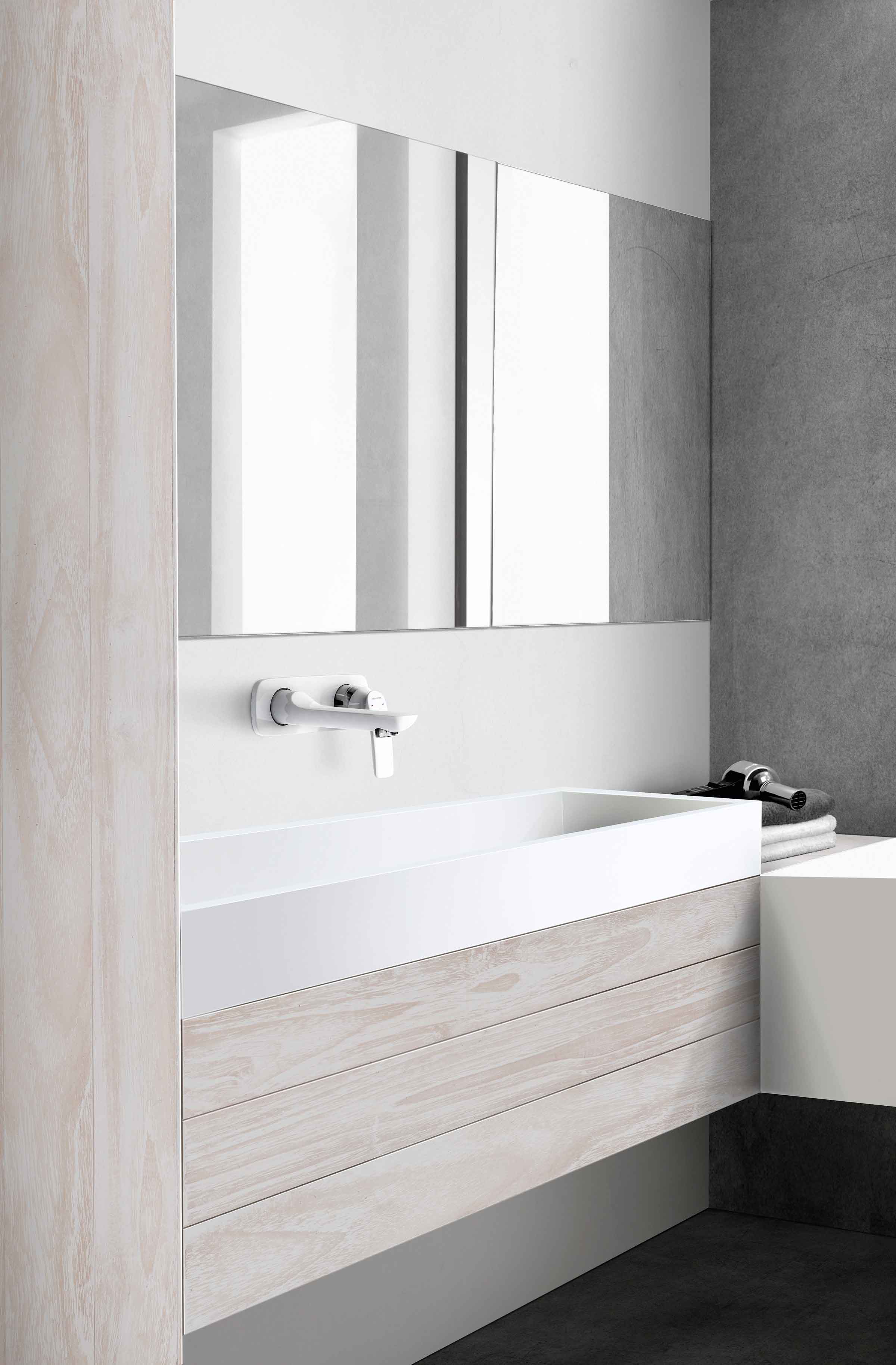 Kludi Balance bateria umywalkowa podtynkowa biała 522469175