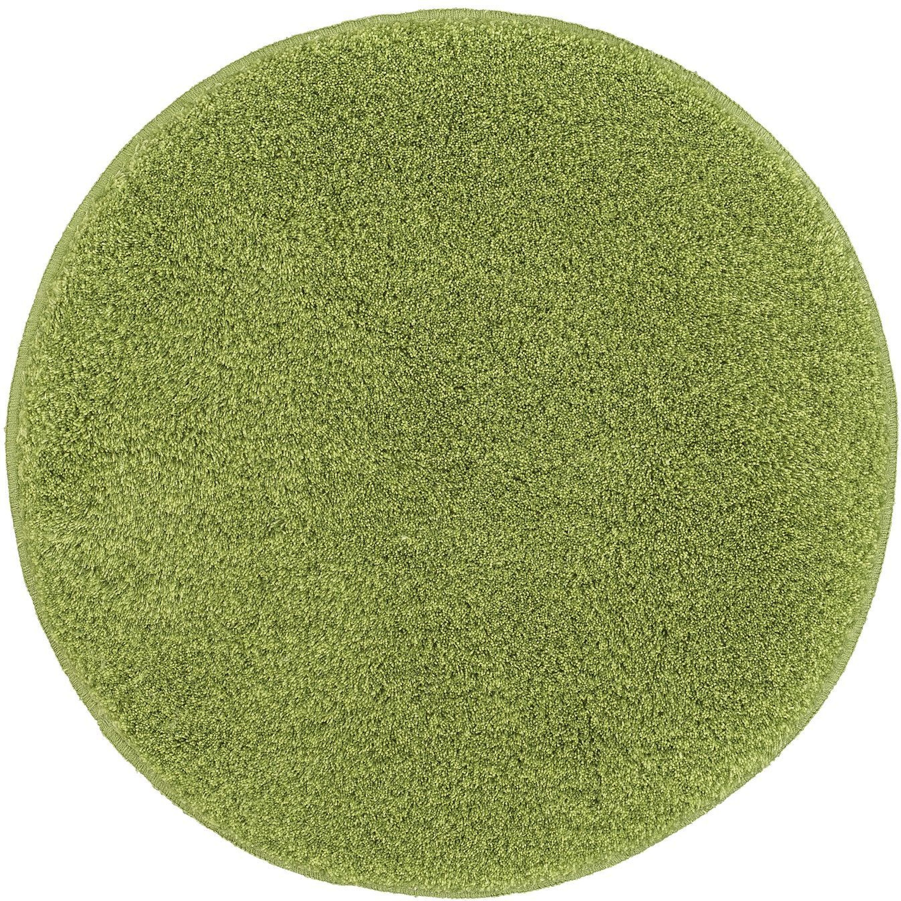 Kleine Wolke Relax dywanik łazienkowy 100x100 cm okrągły zielony kiwigrun 5405615521