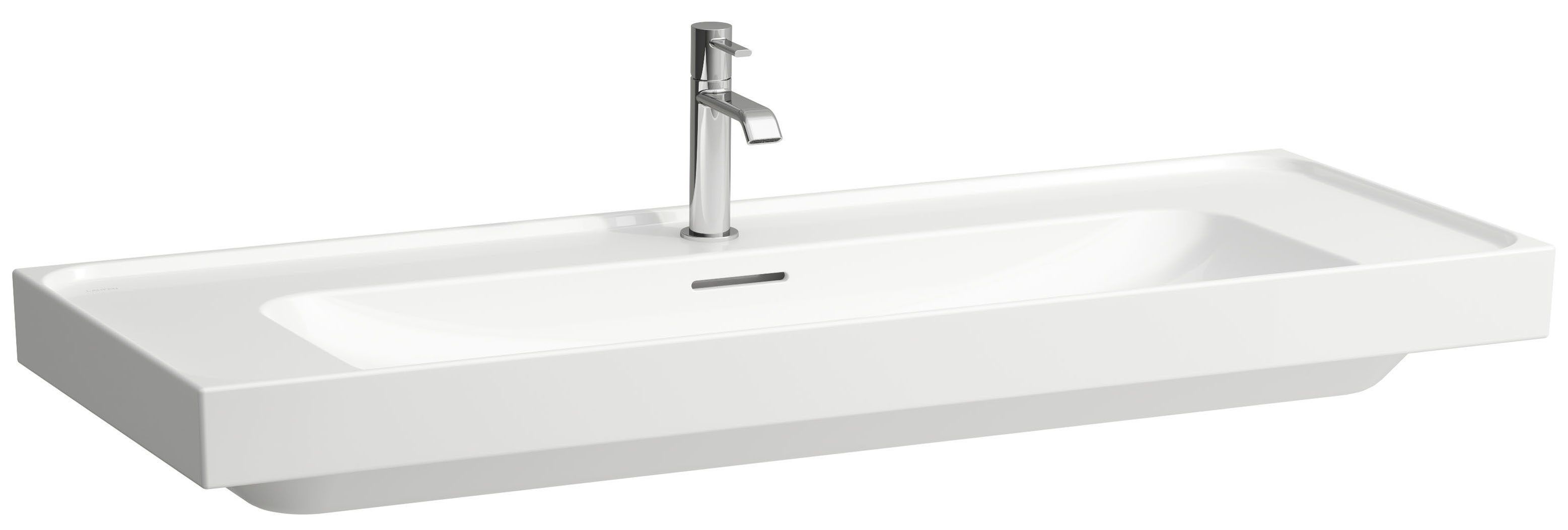 Laufen Meda umywalka 120x46 cm prostokątna ścienna-meblowa biały mat H8141117571041