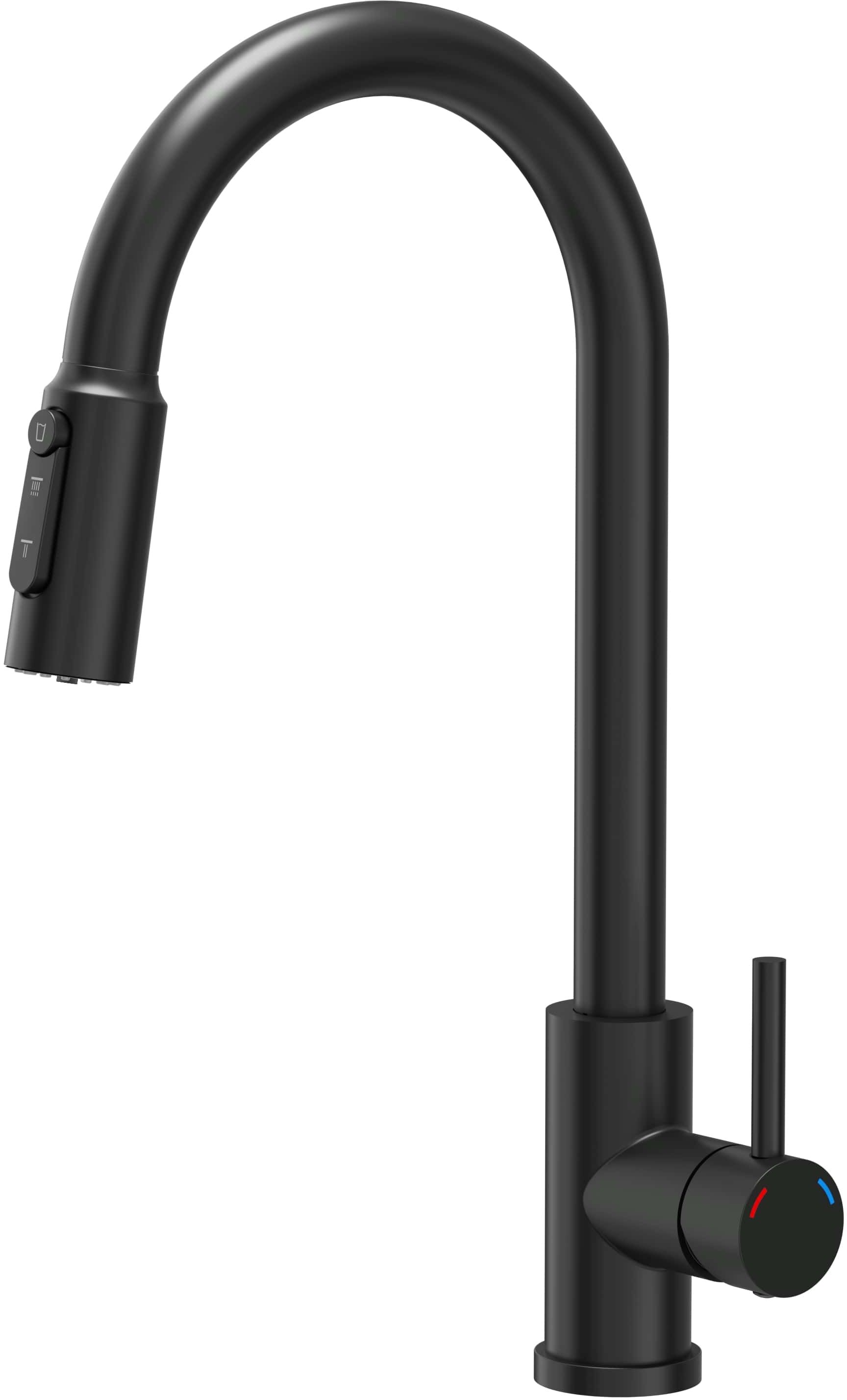 Quadron Cindy bateria kuchenna do filtra wody stojąca czarna 52140BLM - Wysyłka w 24h