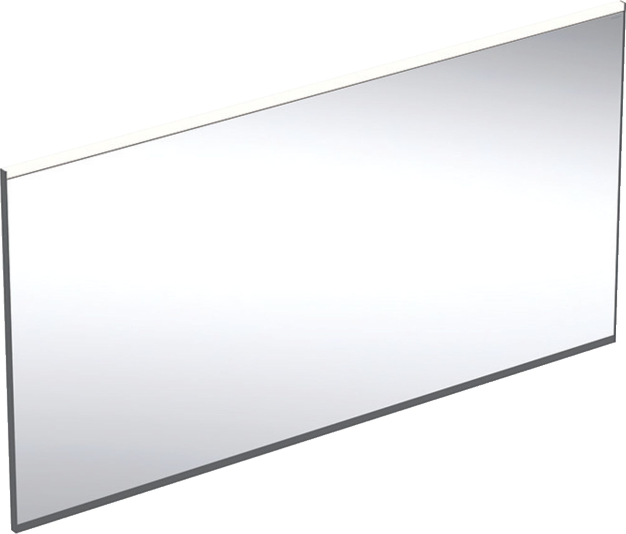 Geberit Option Plus Square lustro 135x70 cm prostokątne z oświetleniem LED czarny mat 502.786.14.1