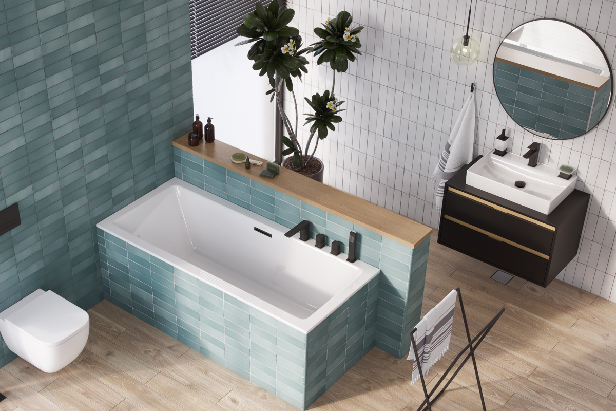 Excellent Virro lustro okrągłe 80 cm czarny mat DOEX.VI080.BL