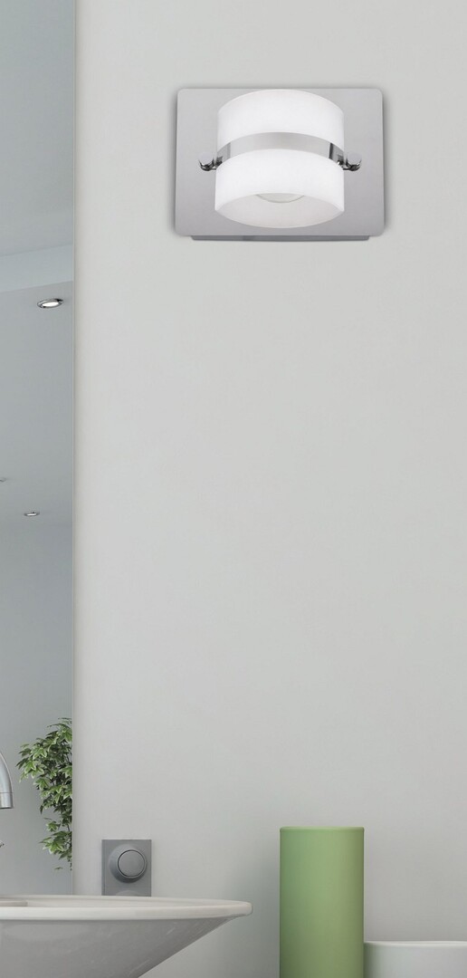 Rabalux Tony kinkiet 1x5W LED chrom/szkło opalizowane 5489