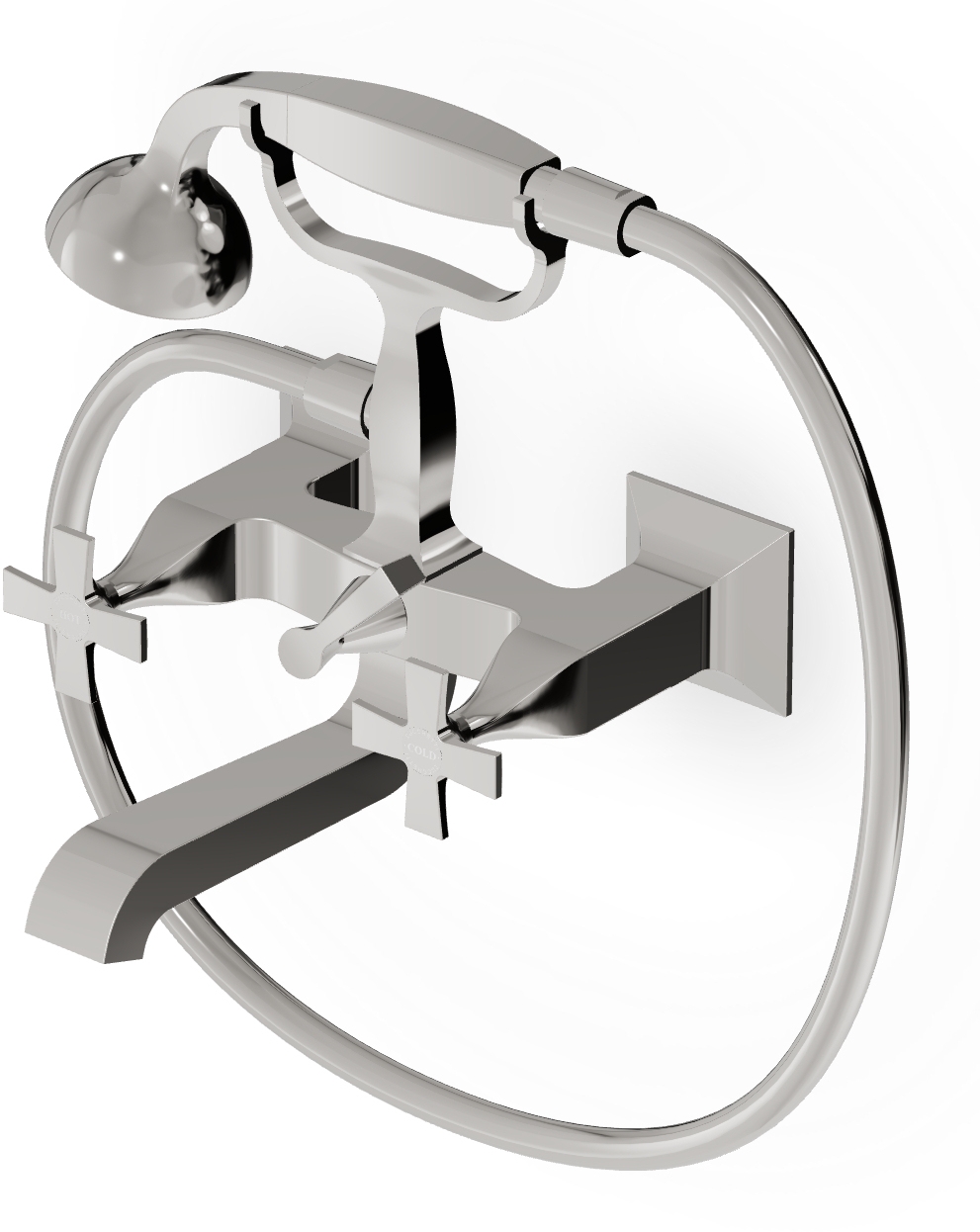 Zucchetti Bellagio bateria wannowo-prysznicowa ścienna ZB1228.C8