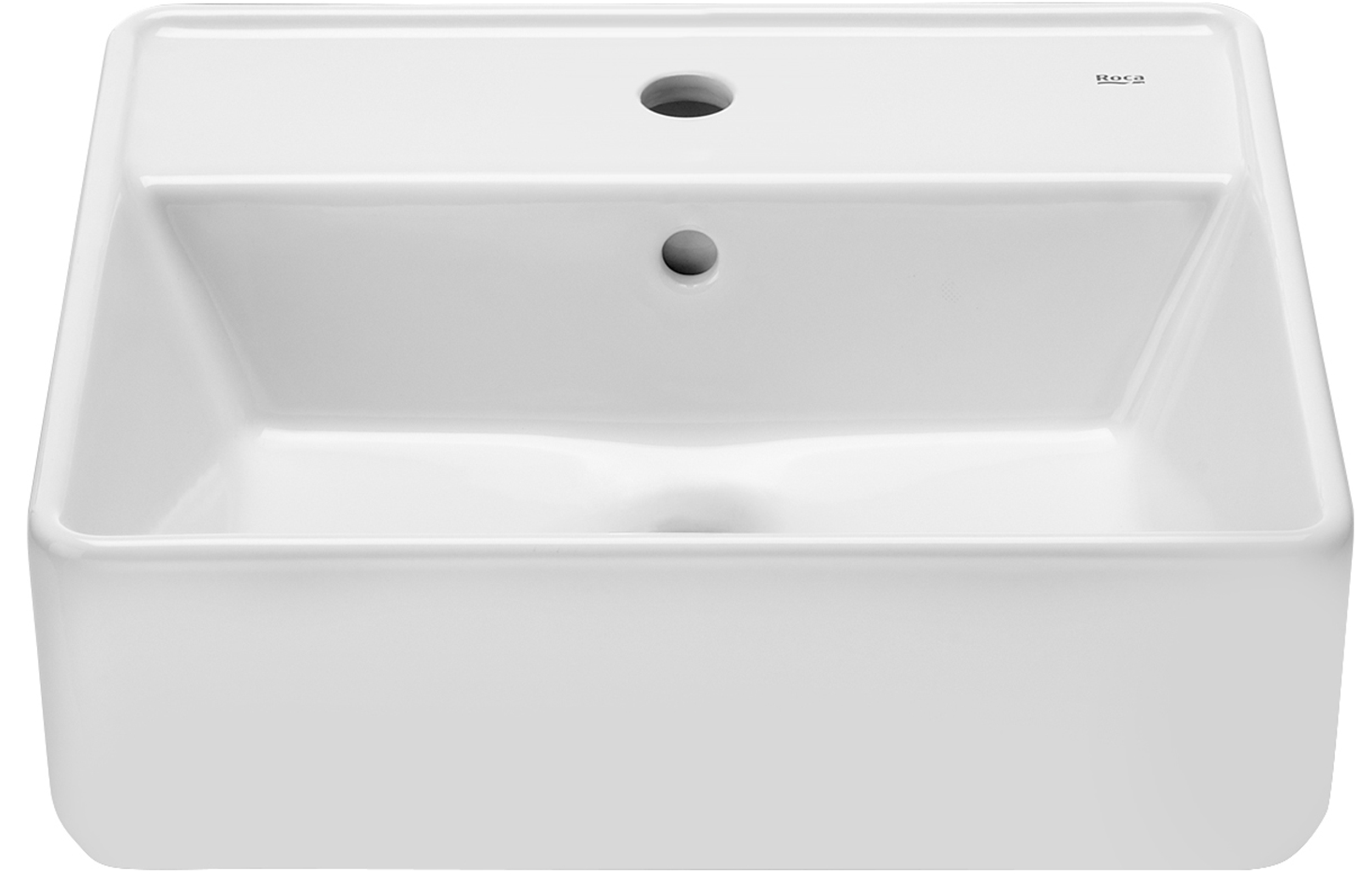 Roca Gap umywalka 42x39 cm prostokątna nablatowa biała A3270MM000