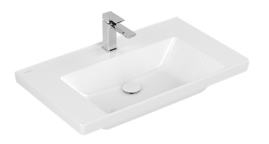 Villeroy & Boch Subway 3.0 umywalka 80x47 cm prostokątna ścienna-meblowa biała 4A708101
