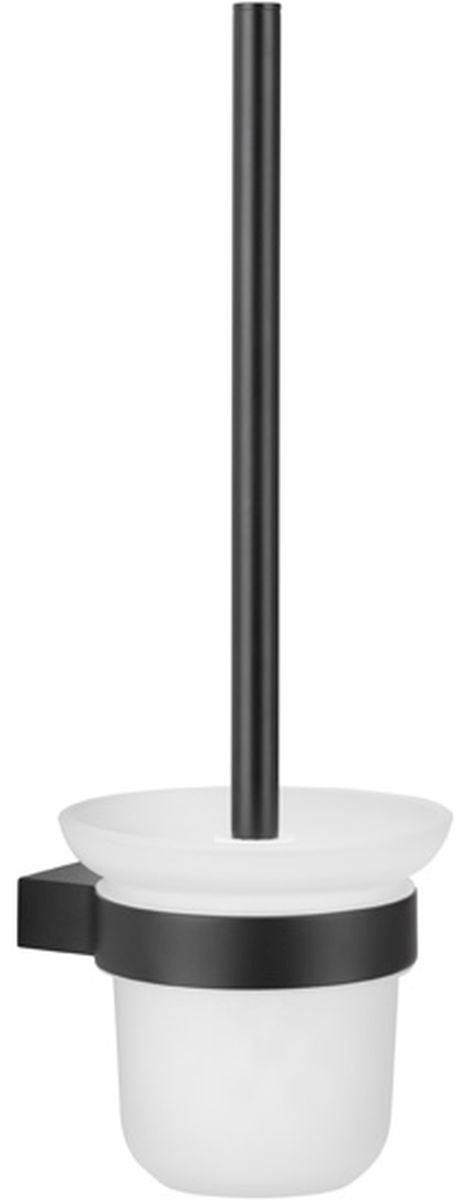 KFA Armatura szczotka toaletowa wisząca biały/czarny mat 864-031-81