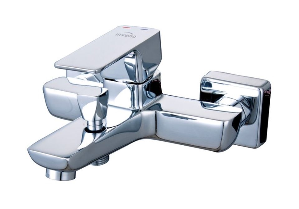 Invena Nyks bateria wannowo-prysznicowa ścienna chrom BW-28-001