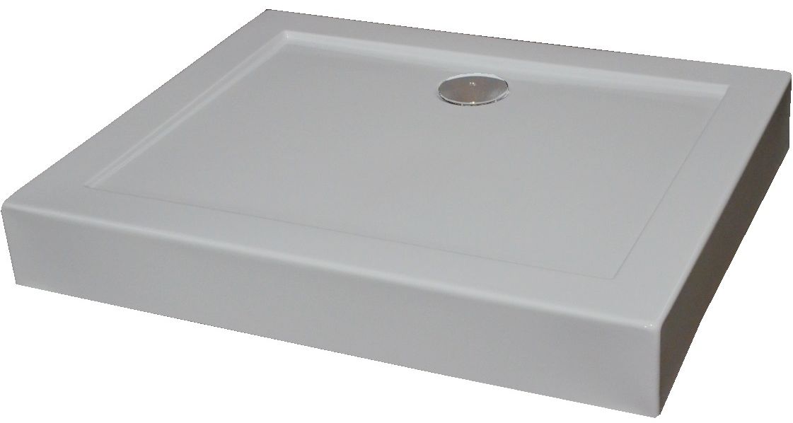 Sea-Horse brodzik 120x80 cm prostokątny biały BKB305