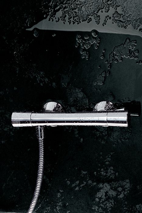 Kludi Zenta bateria prysznicowa ścienna termostatyczna chrom 351000538 - Wysyłka w 24h