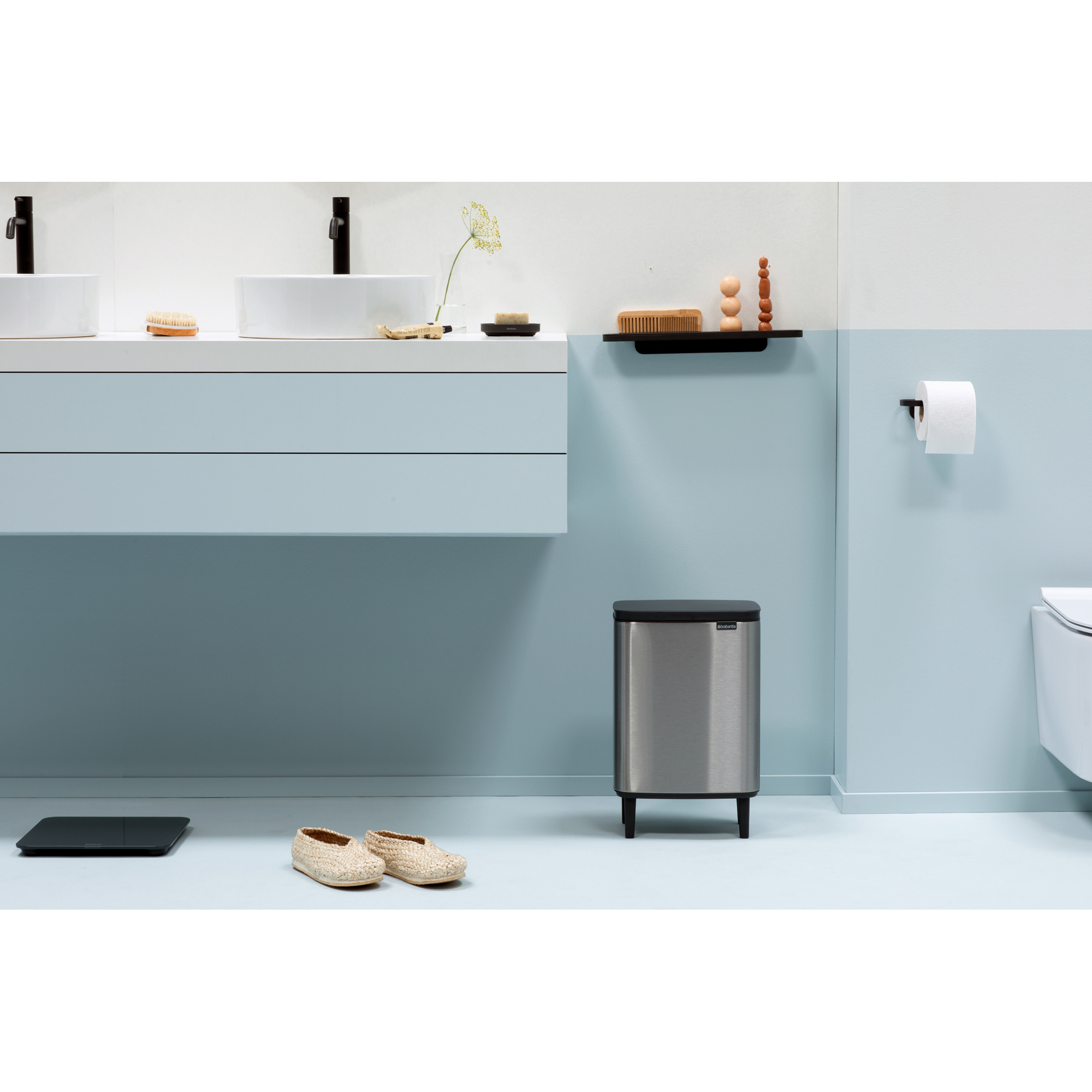 Brabantia Bo kosz na śmieci 12 l stal mat 227264 - Wysyłka w 24h