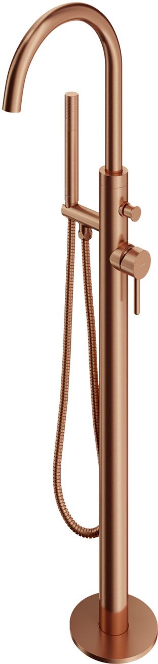 Omnires Y bateria wannowo-prysznicowa wolnostojąca miedź szczotkowana Y1233CPB - Wysyłka w 24h