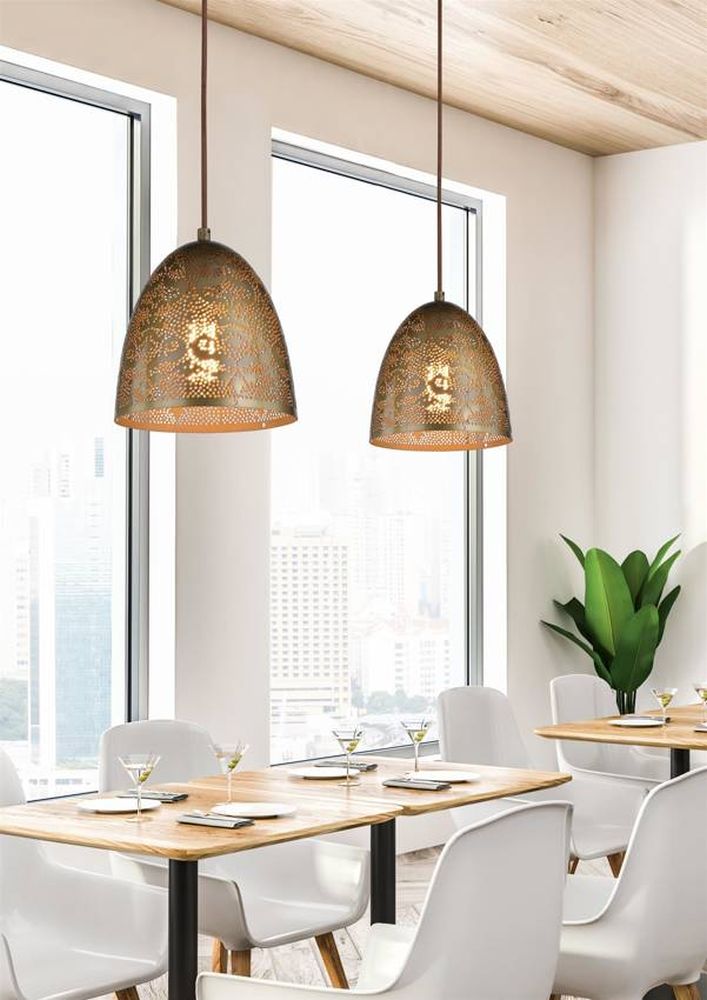 Candellux Sfinks lampa wisząca 1x60W patyna 31-43306