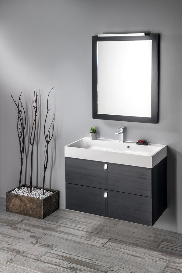 Sapho Amur umywalka 90x46 cm ścienna prostokątna biała 55032