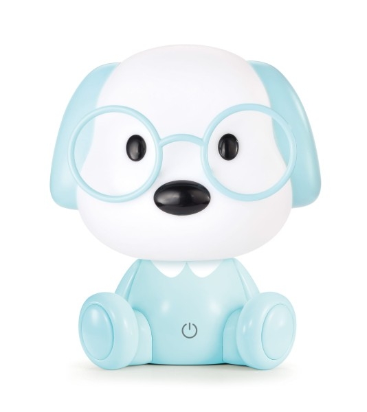 Zuma Line Pies lampka nocna dziecięca 1x3 W niebieska KDR-621-BL