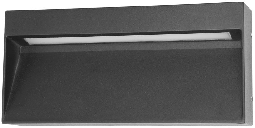 Italux Fenis 3K kinkiet zewnętrzny 1x5 W czarny piaskowany OWL-2695-3K