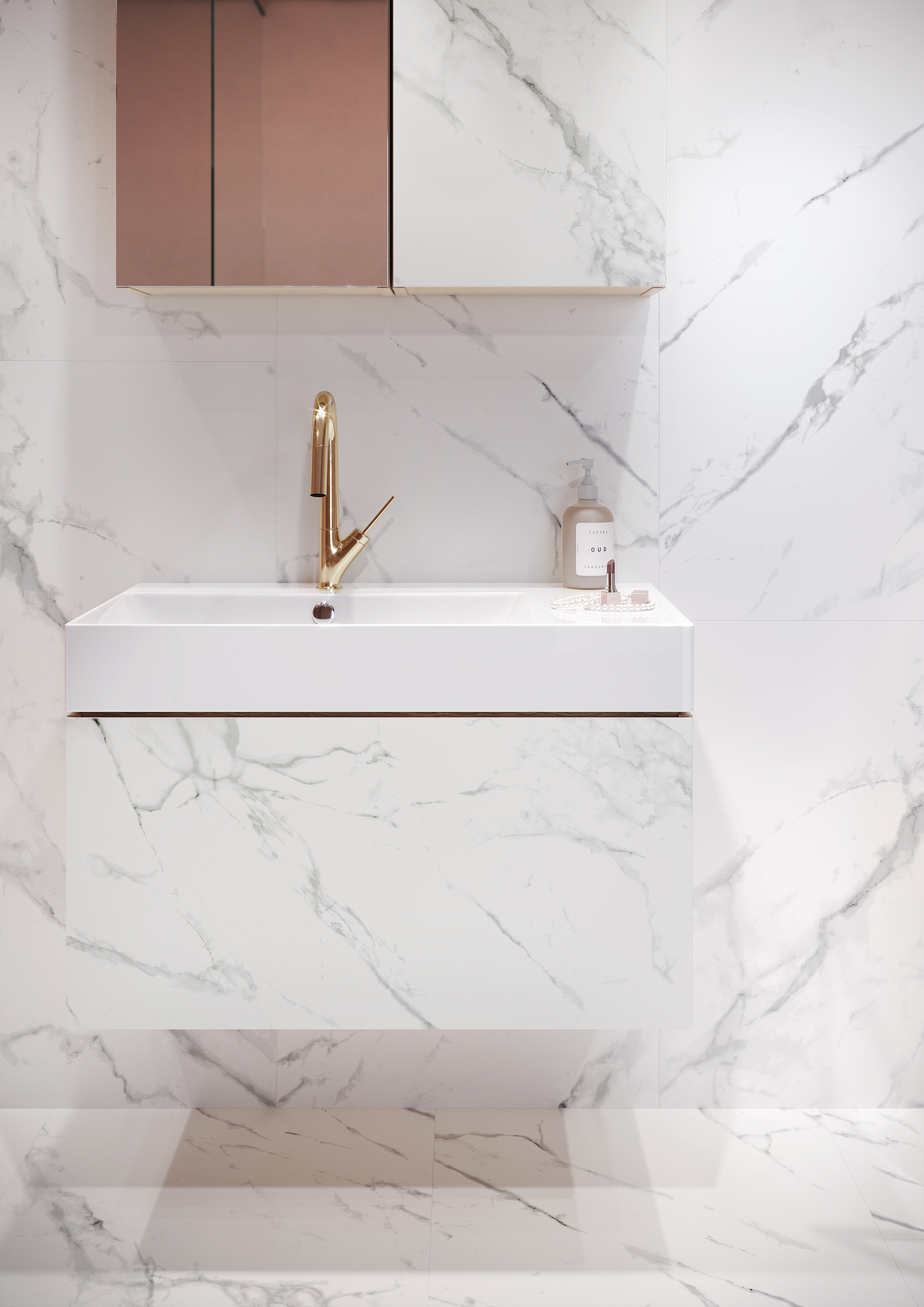 Cersanit Inverto umywalka 80x45 cm lewa nablatowa biała K671-016