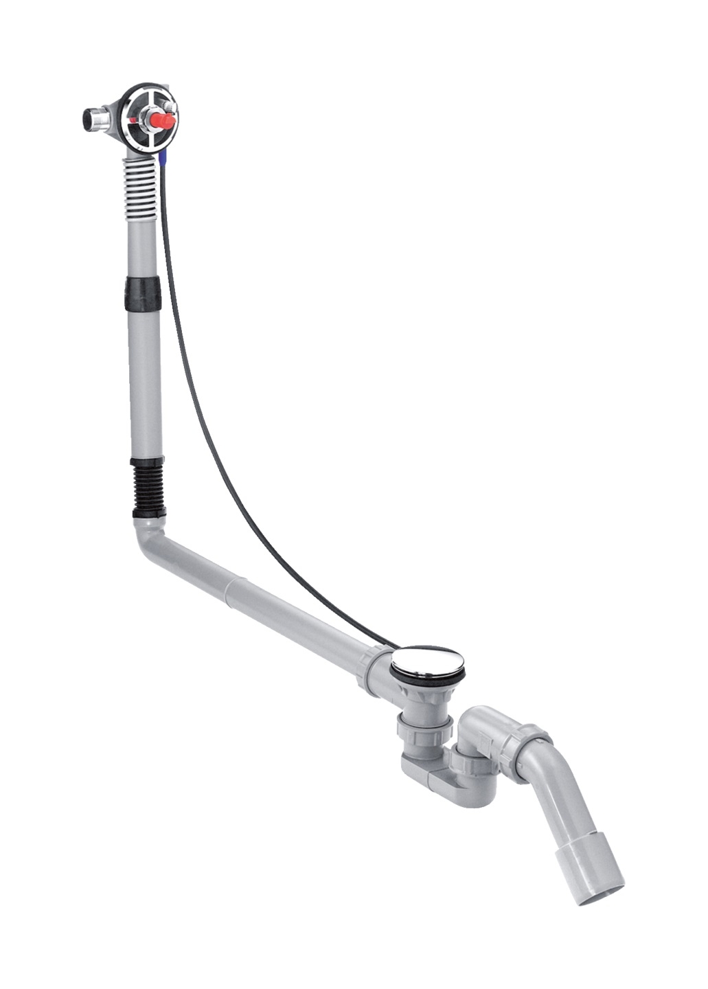 Hansgrohe Exafill syfon wannowy z napełnianiem przez przelew S chrom 58116180