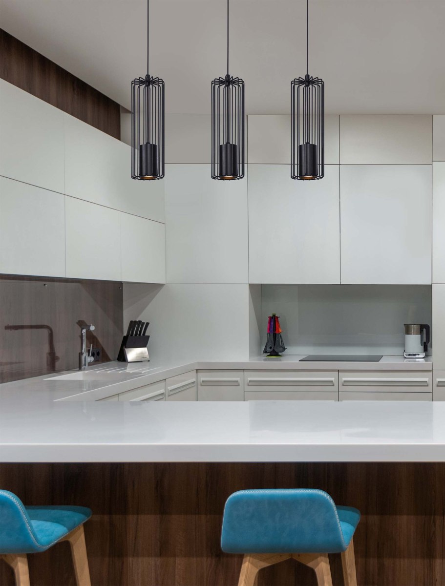 Kaja Falcon lampa wisząca 3x10W czarna K-4931 - Wysyłka w 24h