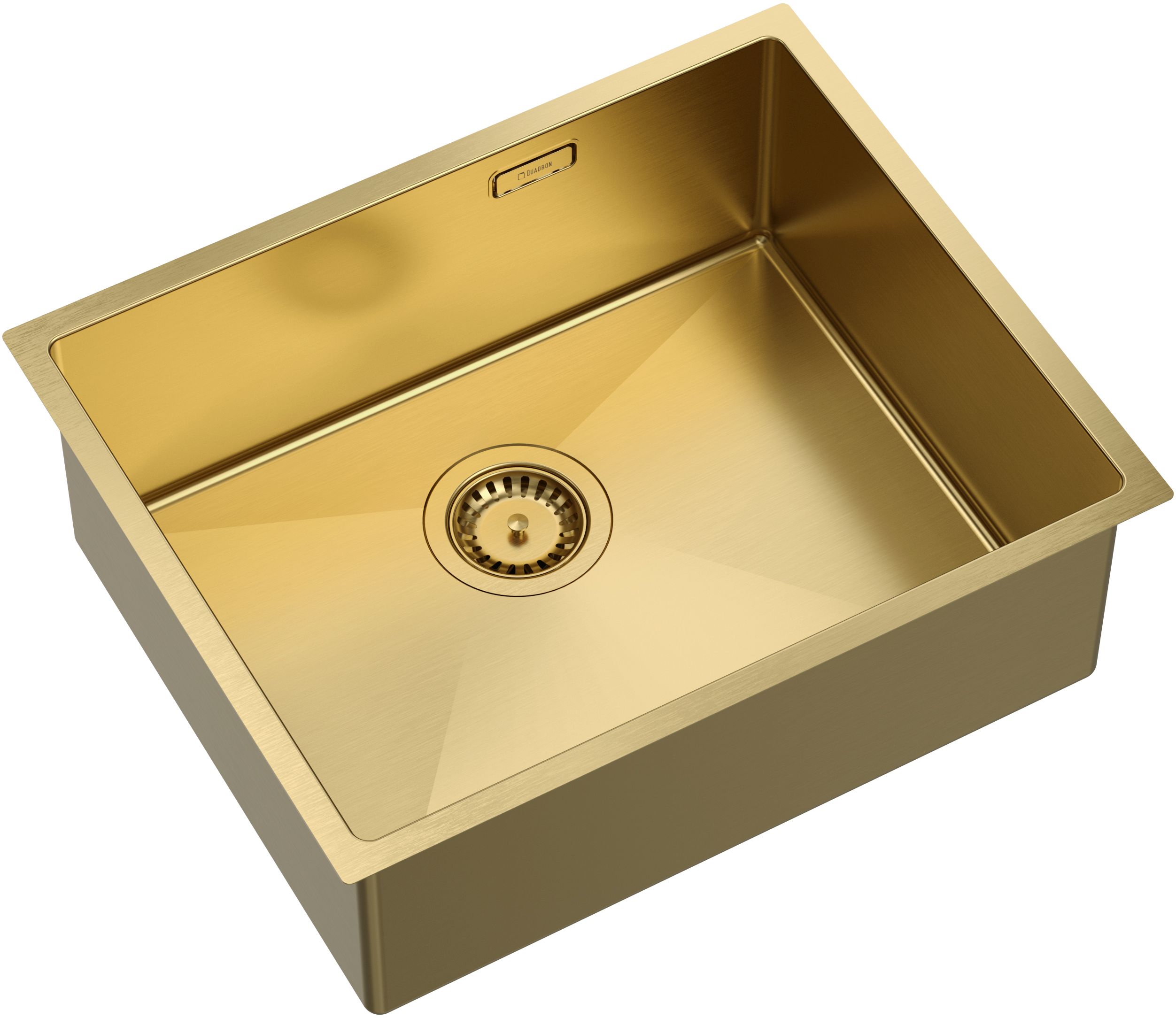 Quadron Anthony 60 zlewozmywak stalowy 54x44 cm złoty MF5444PVDBSG1 - Wysyłka w 24h