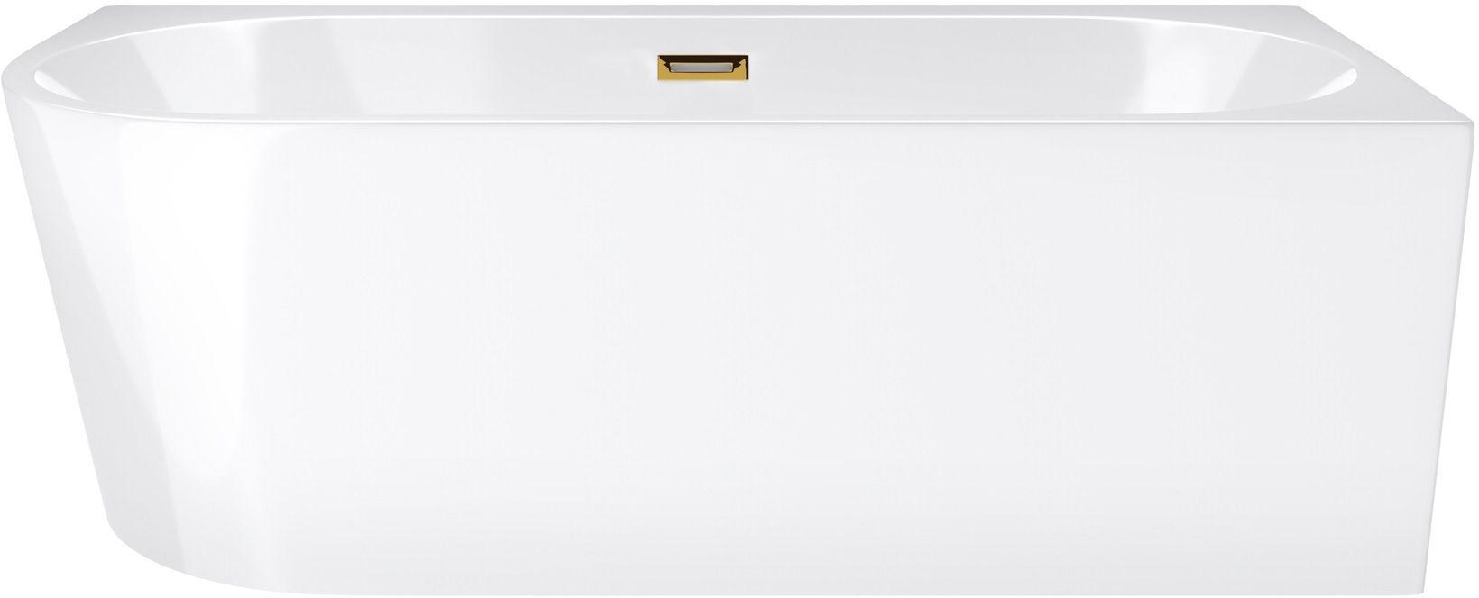 Corsan Intero wanna narożna 170x80 cm owalna biała E240XLPGL