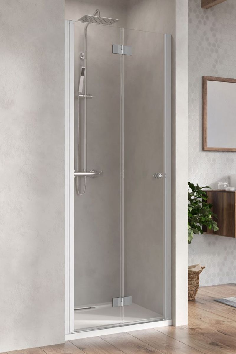 Radaway Nes DWB drzwi prysznicowe 80 cm lewe chrom/szkło przezroczyste 10029080-01-01L