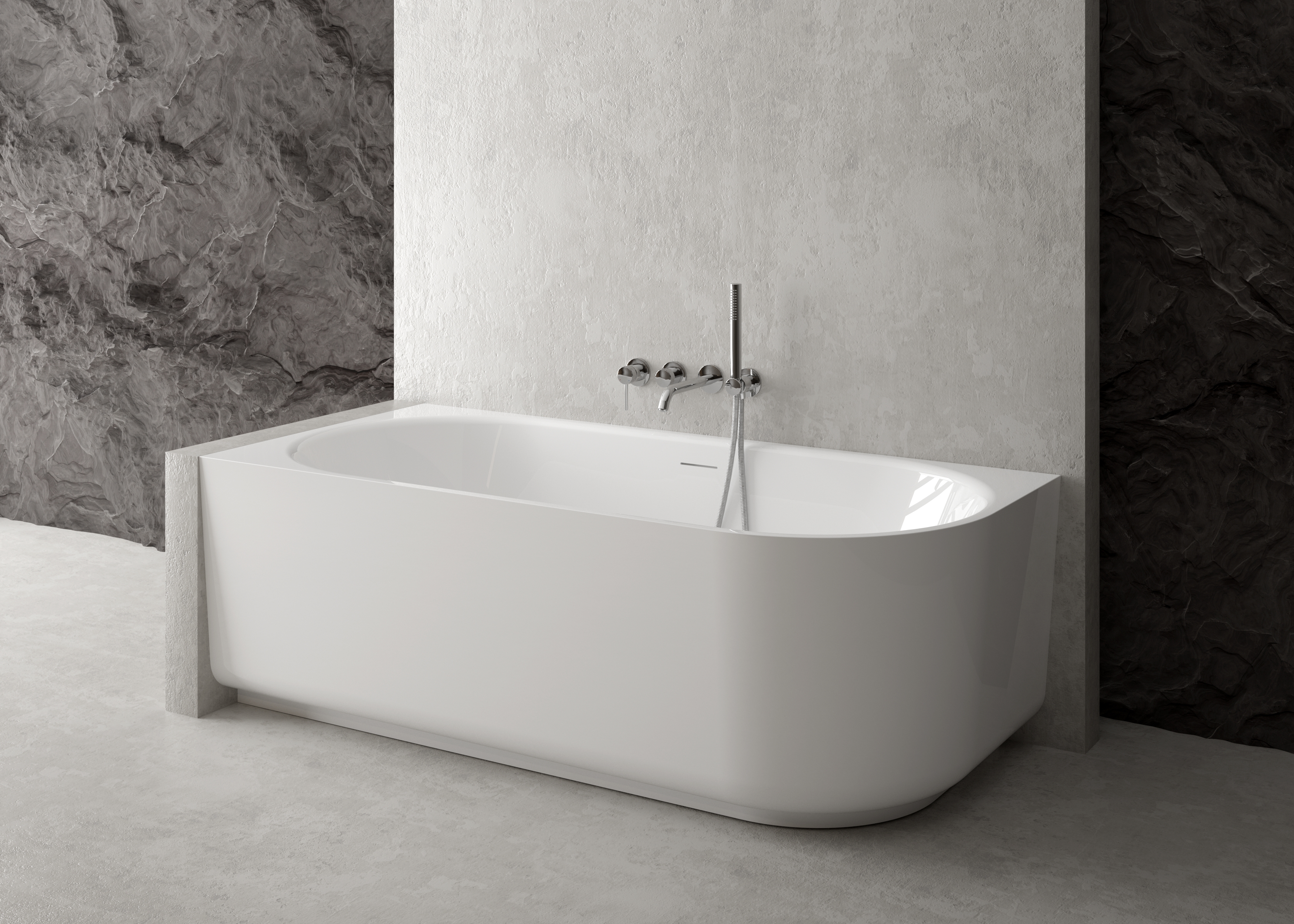 Ksuro 03 wanna narożna 170x80 cm owalna biała 31001000 - Wysyłka w 24h