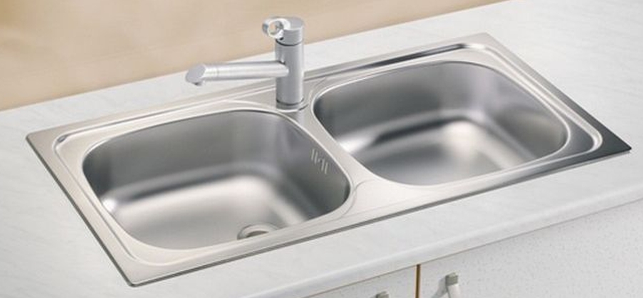 Alveus Basic zlewozmywak stalowy 86x44 cm stal 1008846