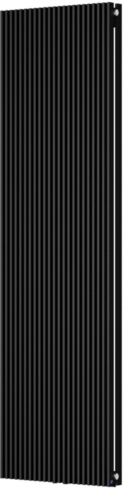 Instal Projekt Afro New 2 grzejnik pokojowy 180x28,8 cm podłączenie dolne czarny mat AFRN2-180/13C31