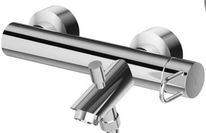 Paffoni Joker bateria wannowo-prysznicowa ścienna chrom JK022CR