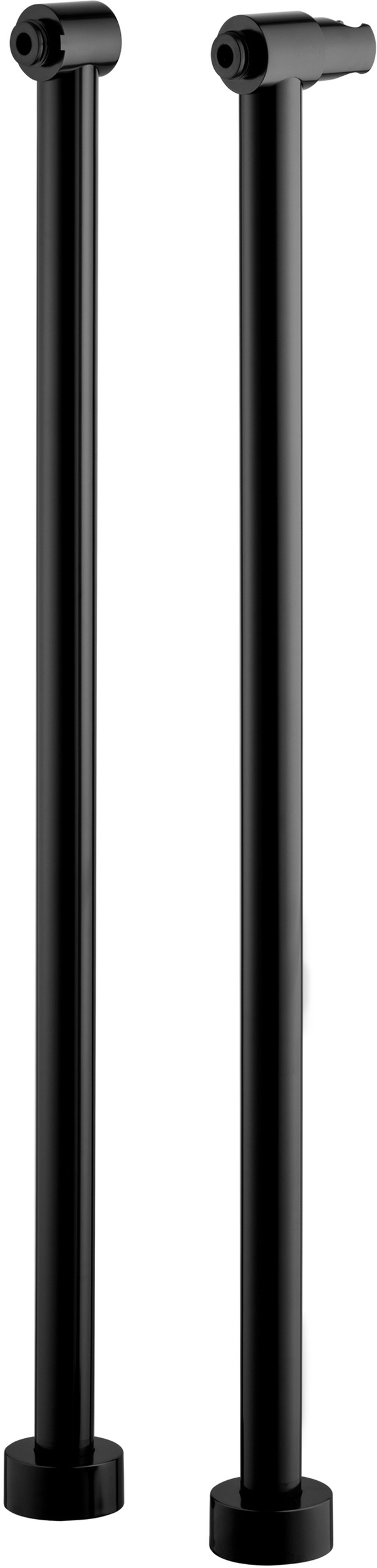 Omnires uniwersalne nogi do baterii czarny półpołysk 8819BL