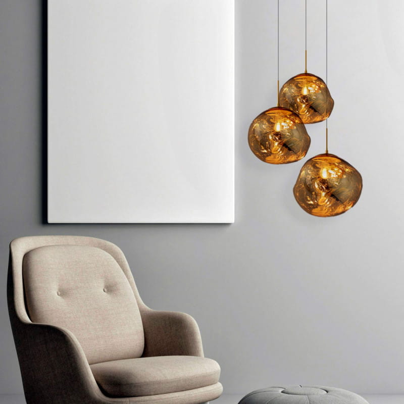 Abruzzo Sfero lampa wisząca 3x20 W złota ABR-Z3G-E27