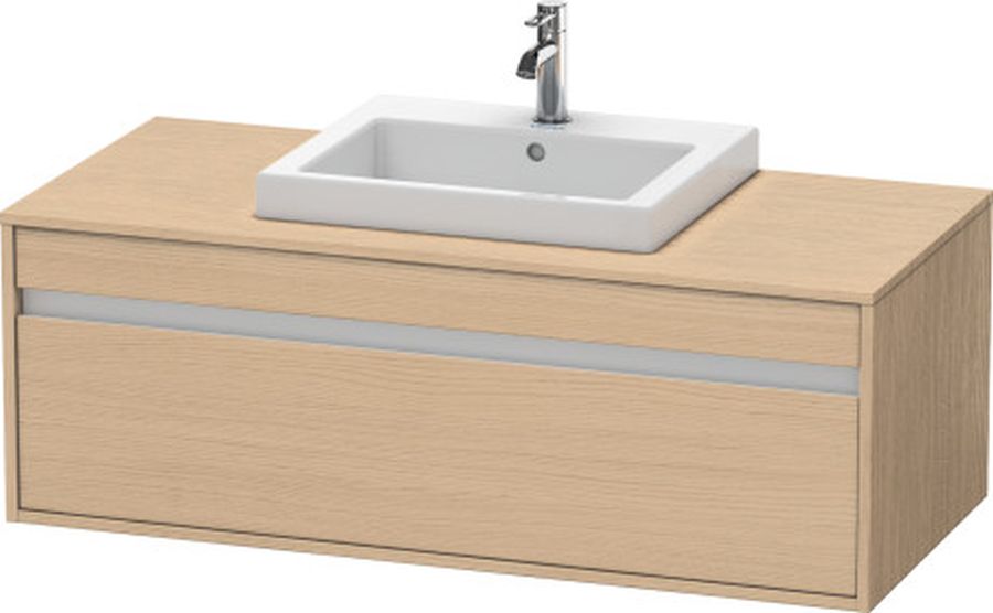 Duravit Ketho szafka 120 cm podumywalkowa wisząca dąb naturalny KT679603030