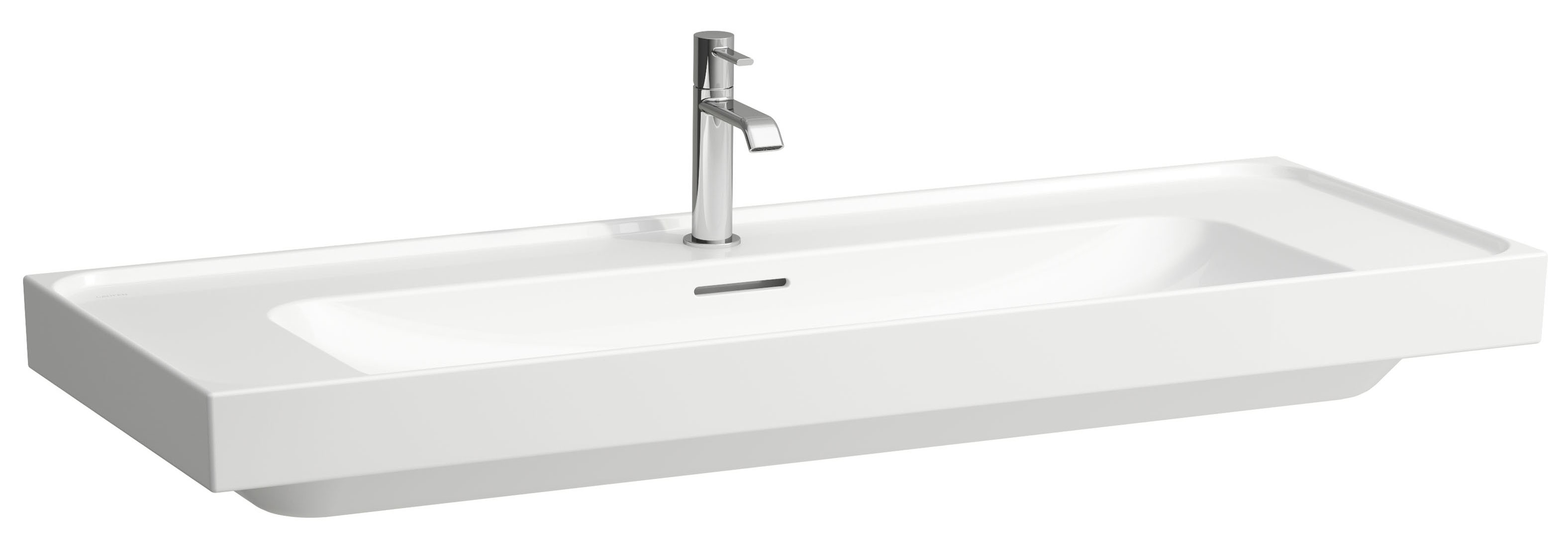 Laufen Meda umywalka 120x46 cm prostokątna ścienna-meblowa biała H8141114001041