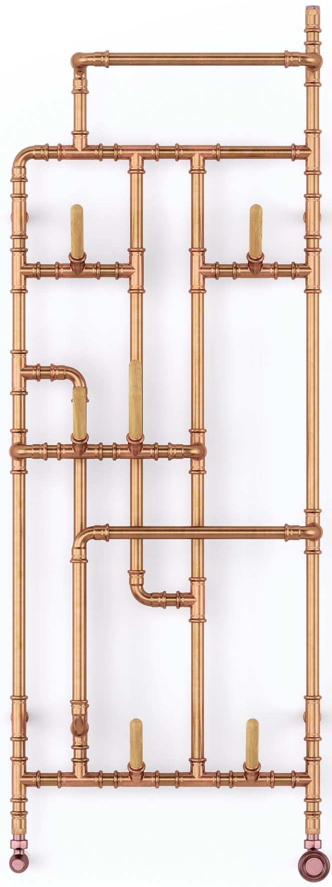 Terma Pająk grzejnik pokojowy 100x63,1 cm miedziany WGPAJ100063KMIESX