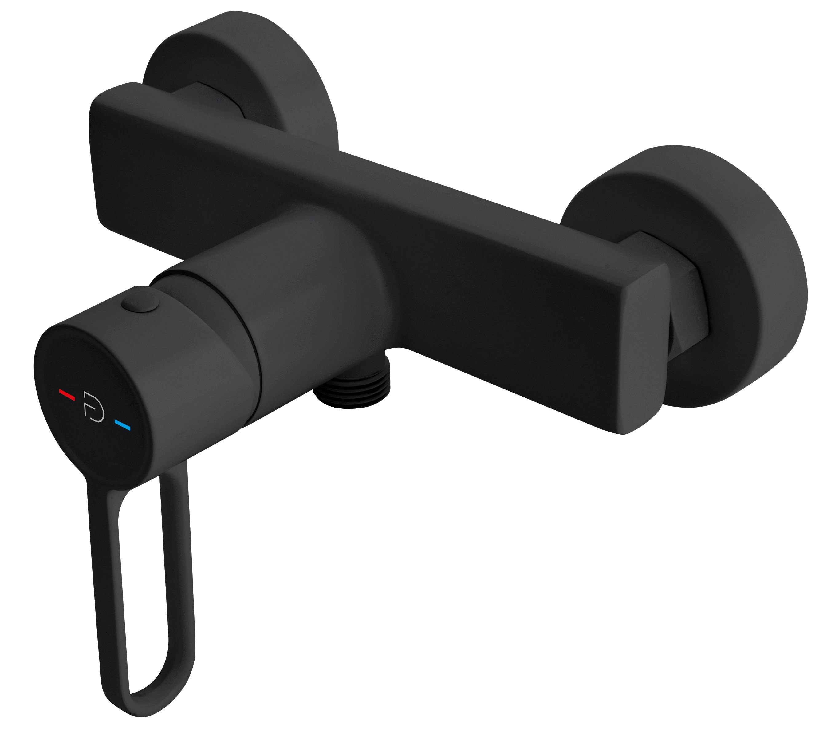 FDesign Zaffiro bateria prysznicowa ścienna czarna FD1-ZFR-7-22 - Wysyłka w 24h