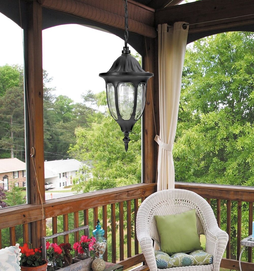 Rabalux Milano lampa wisząca zewnętrzna 1x60 W czarna 8344