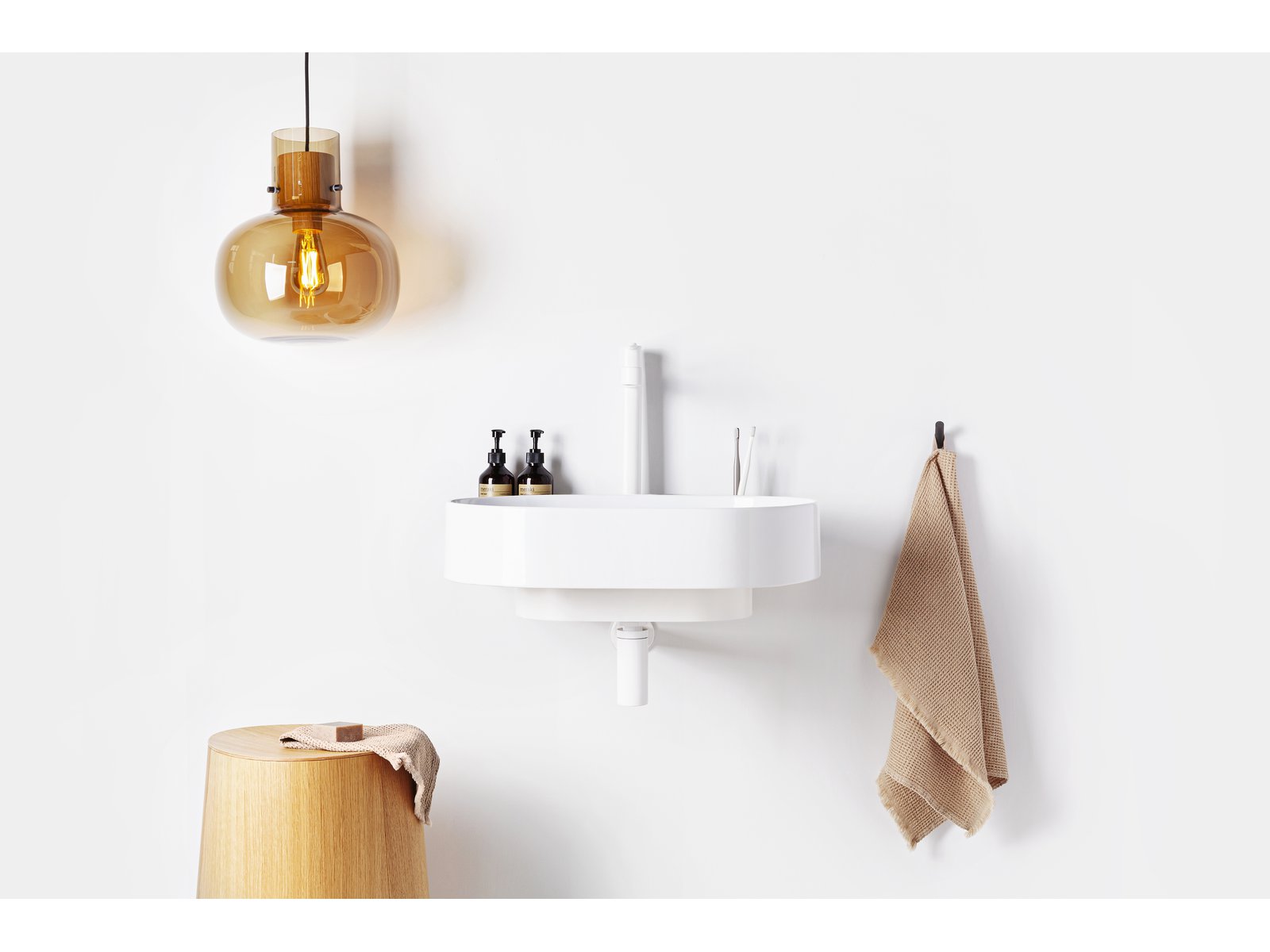 Ravak Yard konsola podumywalkowa 37,5x38x7 cm biała X01777