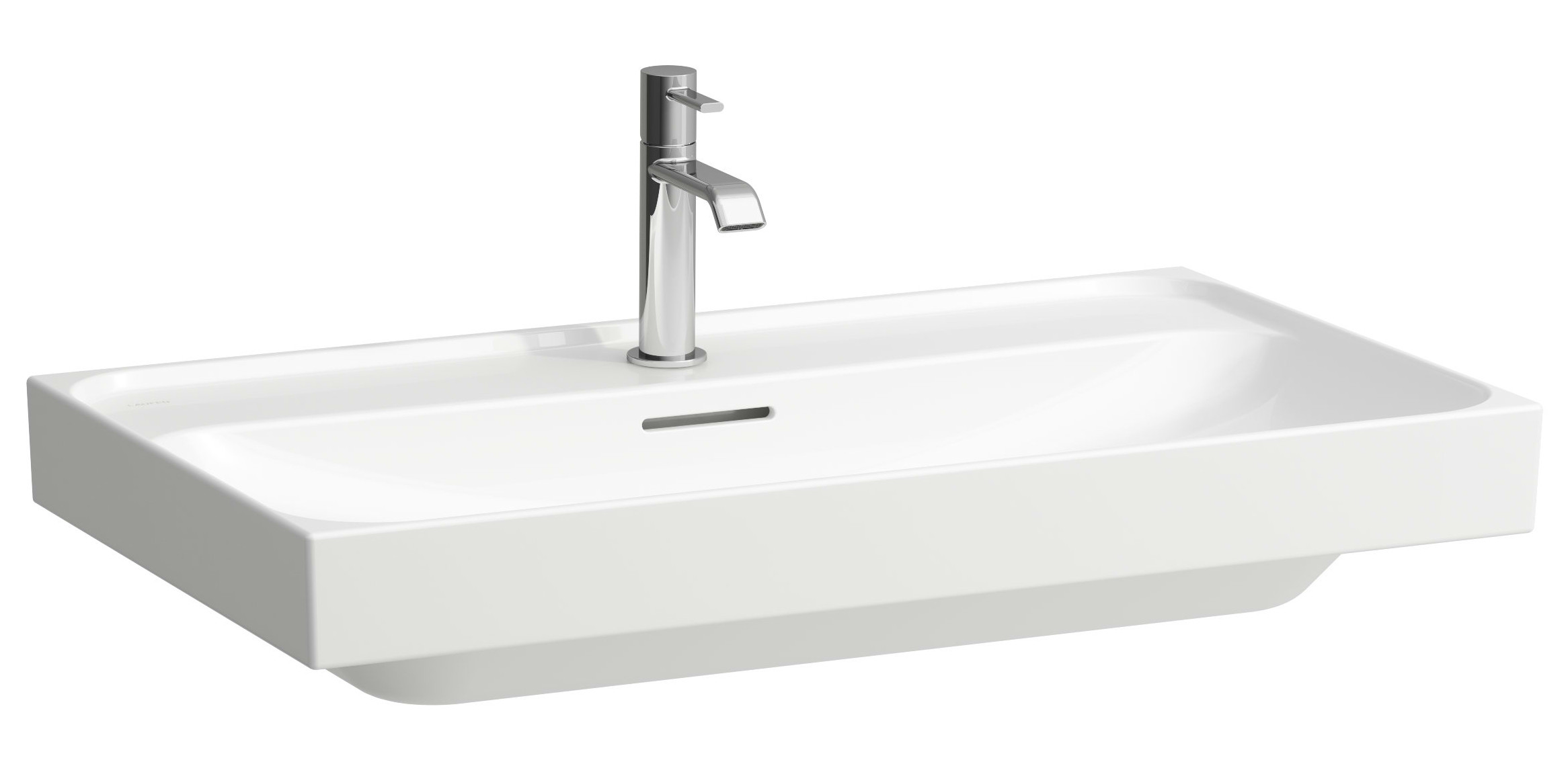 Laufen Meda umywalka 80x46 cm prostokątna ścienna-meblowa biała H8101174001041