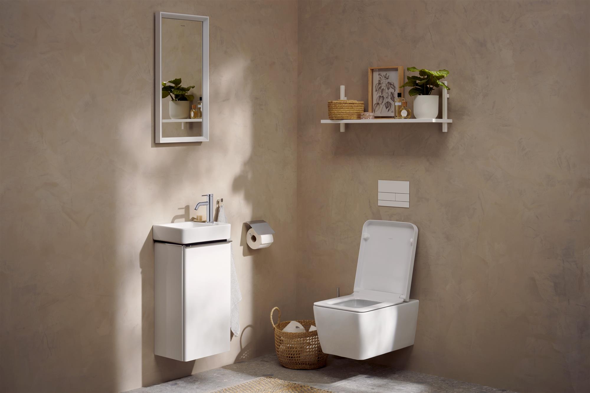 Hansgrohe EluPura Q miska WC z deską wolnoopadającą wisząca bez kołnierza biały 61117450