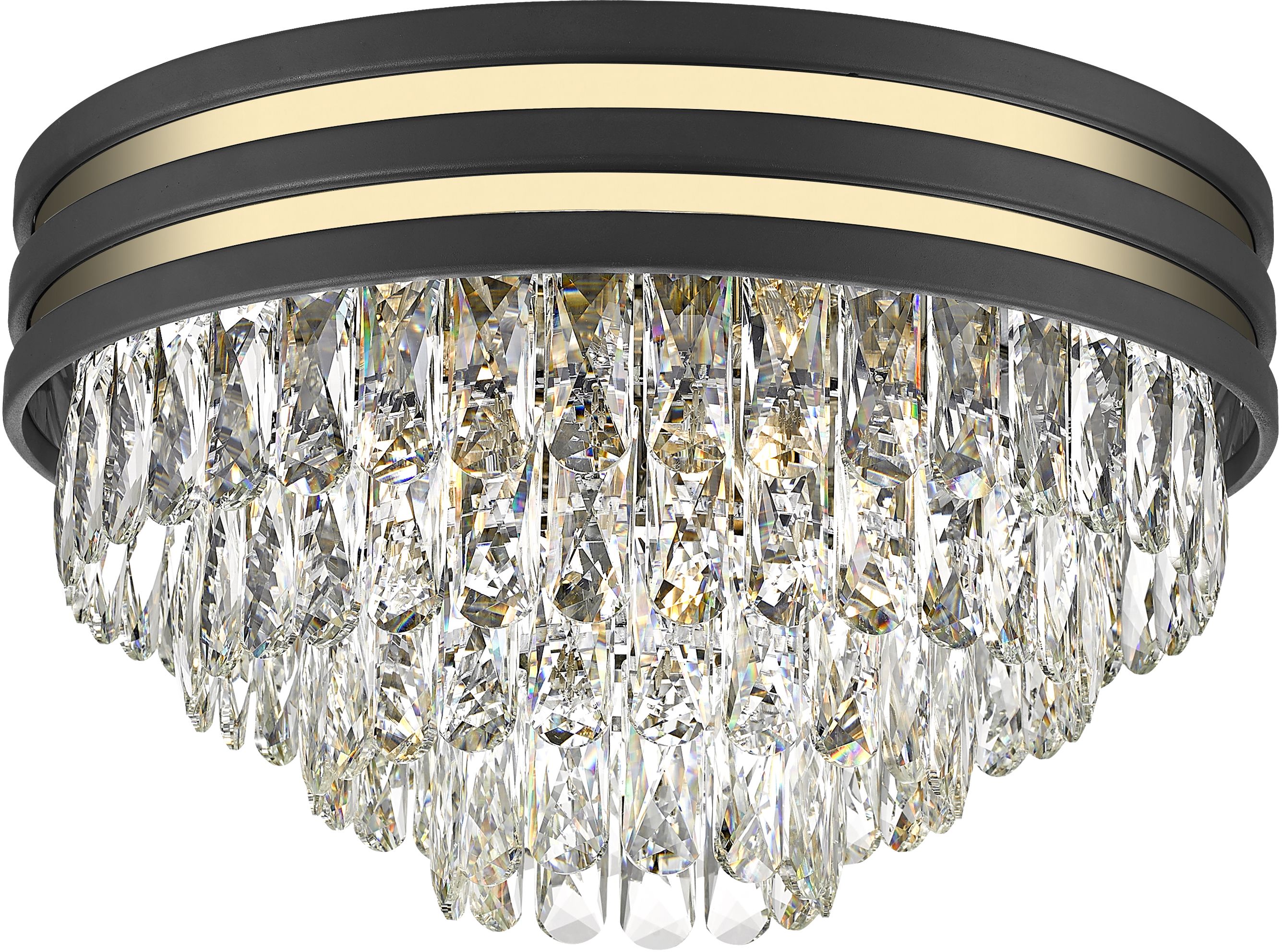 Zuma Line Naica lampa podsufitowa 5x40W czarny mat/złoty C0525-05A-P7D7