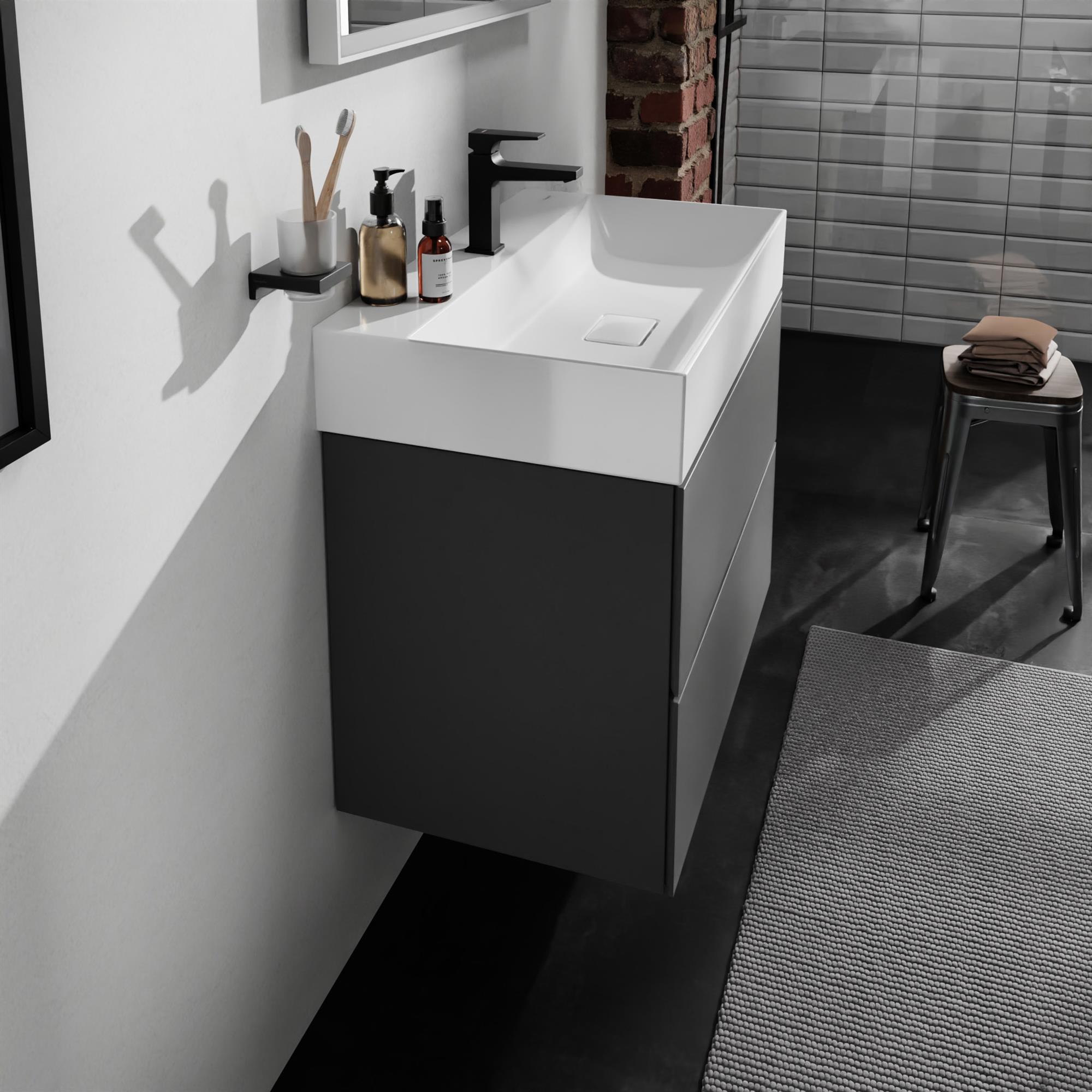 Hansgrohe Xevolos E umywalka 80x48 cm ścienna prostokątna SmartClean biały 61096450