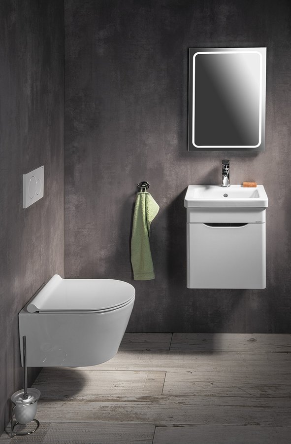 Sapho Ella szafka 37,5 cm podumywalkowa wisząca biały EL040-3030